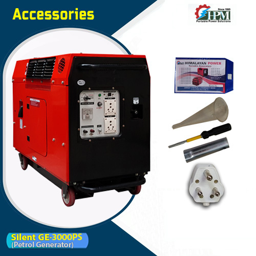 7 KVA  Petrol Generator, Model Silent GE-7500PS, Recoil & Self Start